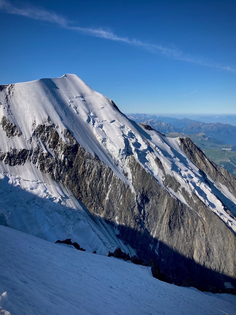 Aiguille de Bionnassay vom Dome du Gouter.