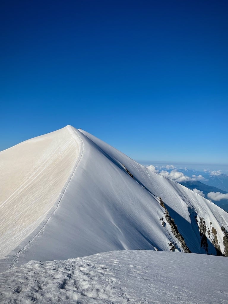 Domes de Miage vom Domes Pass.